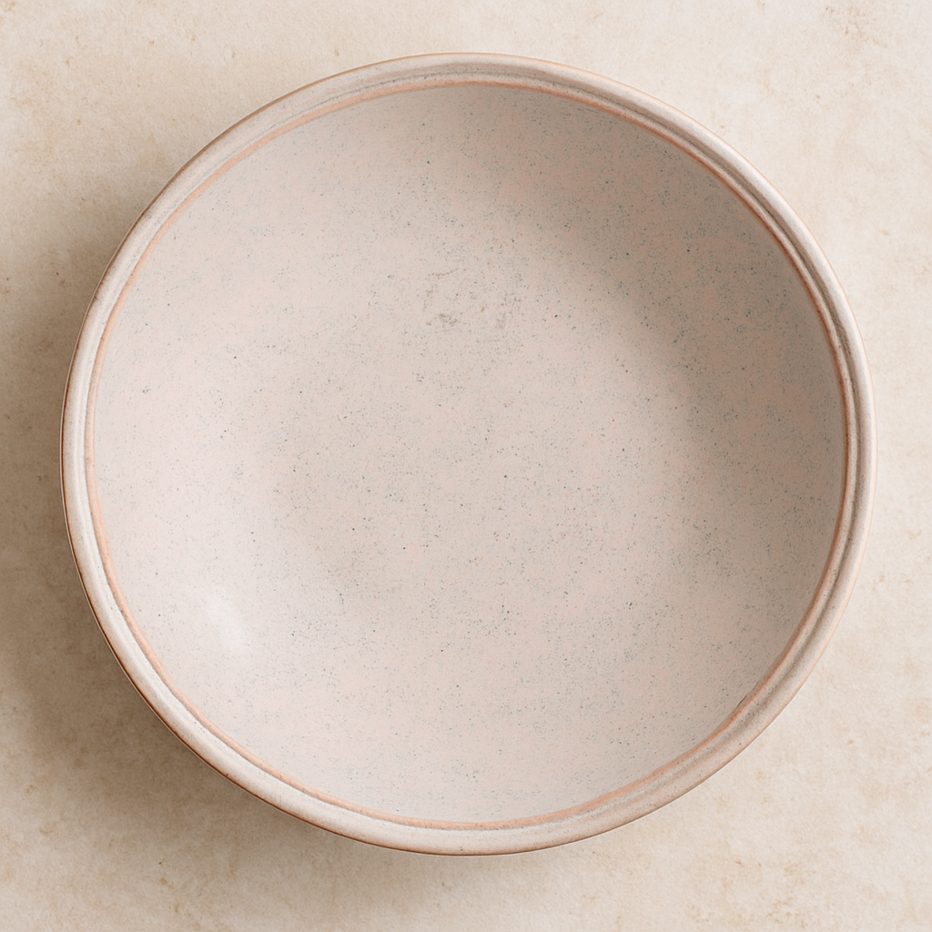 Prato Fundo Cerâmica Daily Snow Branco 21cm