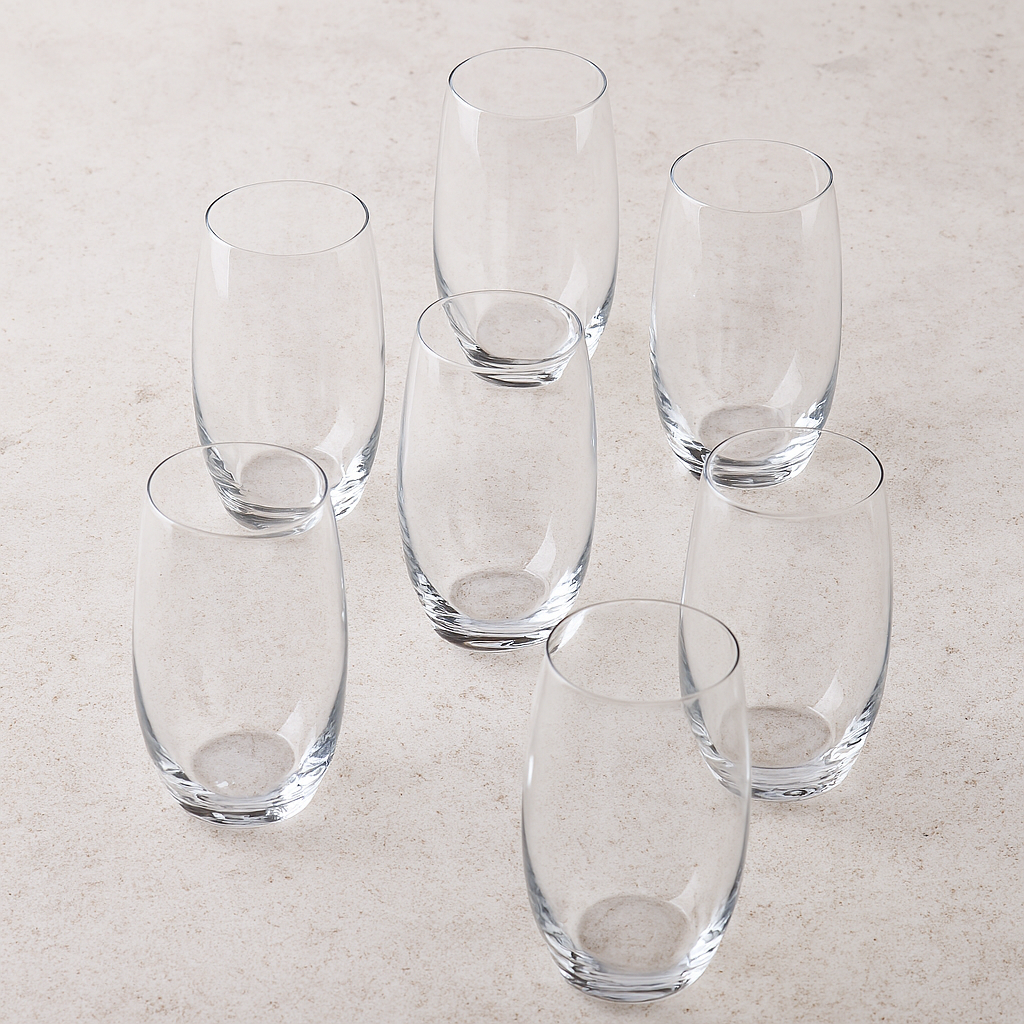 Jogo de Copos Altos em Cristal Mergus 470ml – 6 Peças