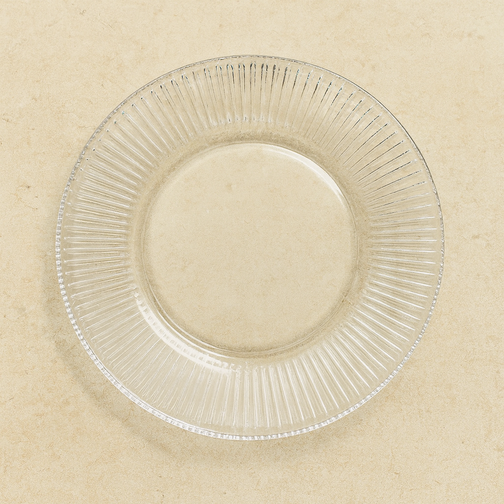 Prato Raso de Cristal Renaissance 26 cm