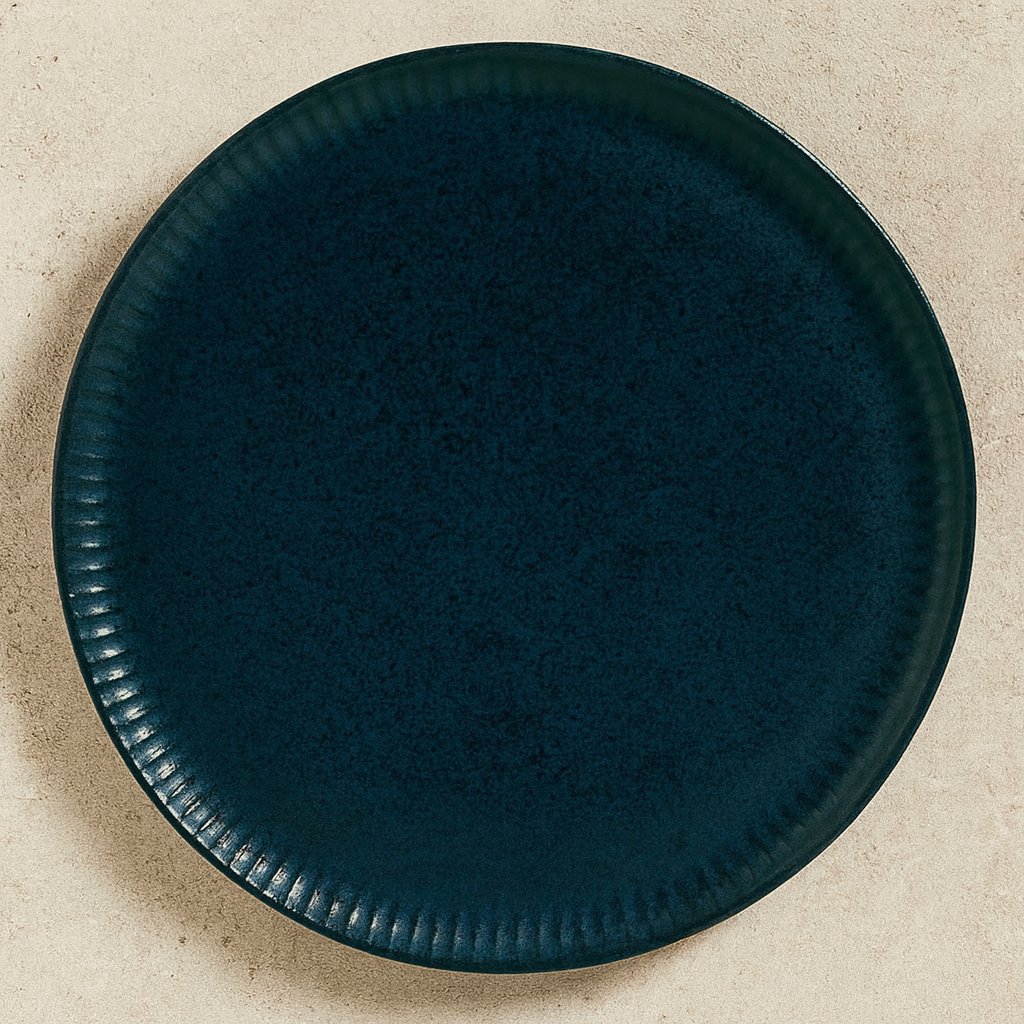 Prato de Cerâmica Raso Night Blue 27 cm