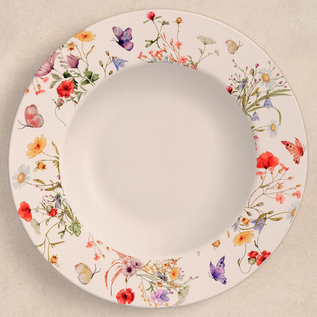 Prato de Porcelana Raso Ana Clara 27 cm