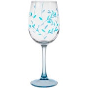 Taça de Vidro Vinho Branco Azul 420 ml