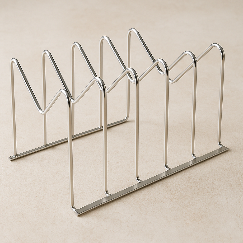 Organizador de Armários de Aço Cromado 32x21 cm