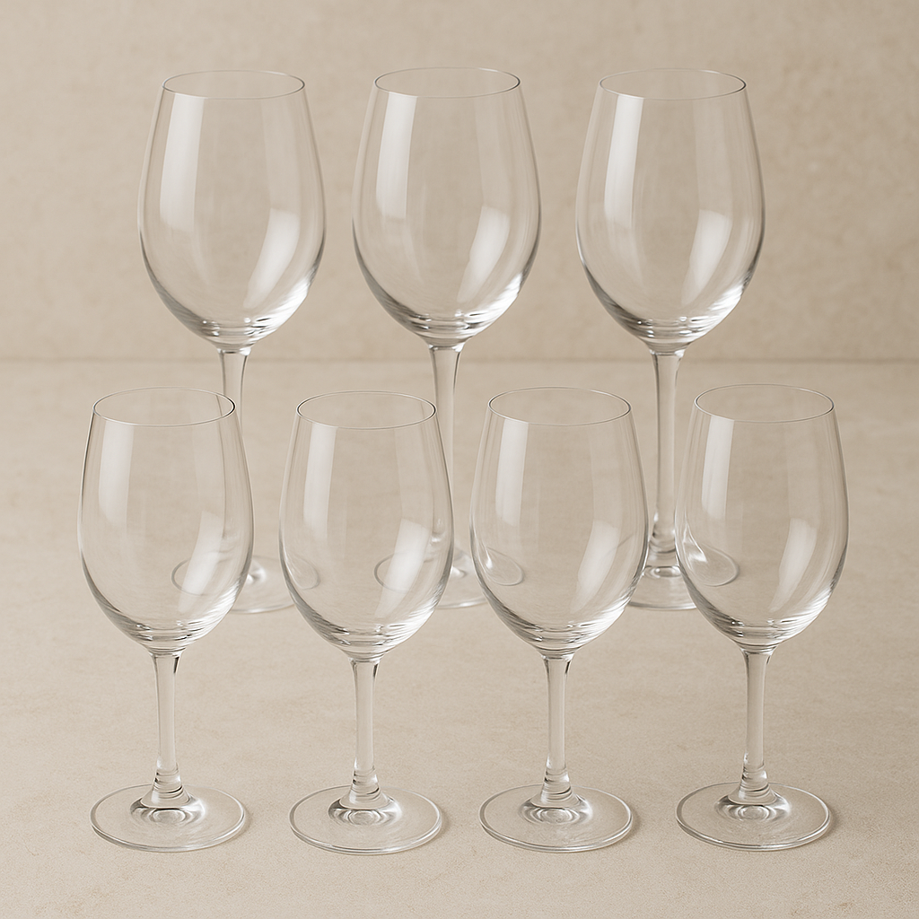 Jogo de Taças de Cristal Bohemia para Vinho 580 ml 6 Peças