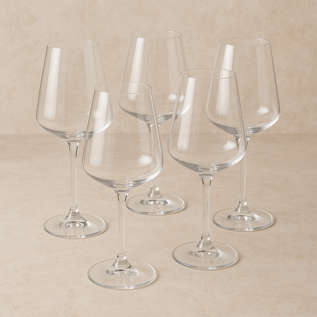 Jogo de Taças de Cristal Bohemia Corvus 750 ml