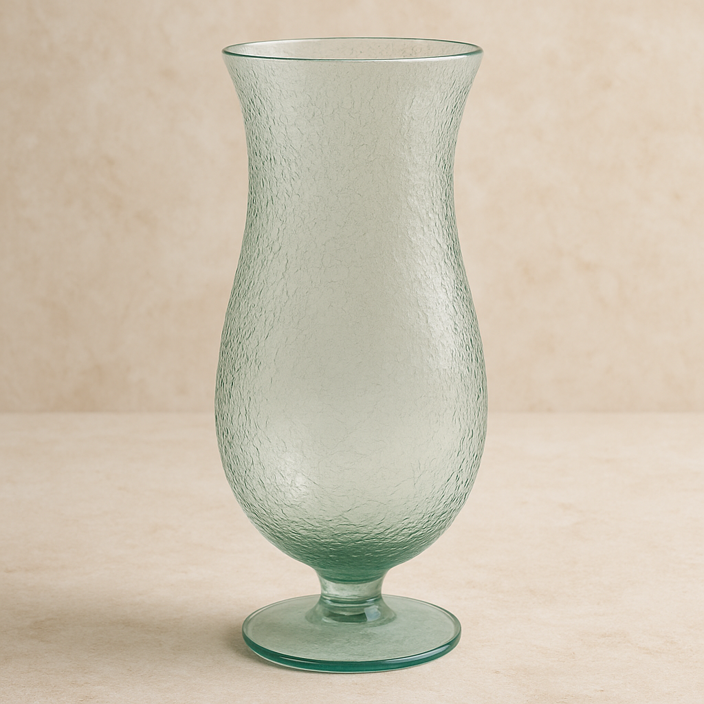Taça de Acrílico Longa Bolhas Verde 630 ml