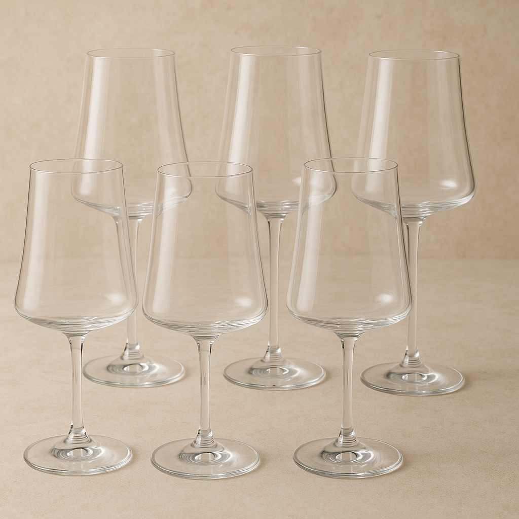 Jogo de Taças Crystal Xtra Bohemia para Vinho Tinto 460ml – 6 Peças