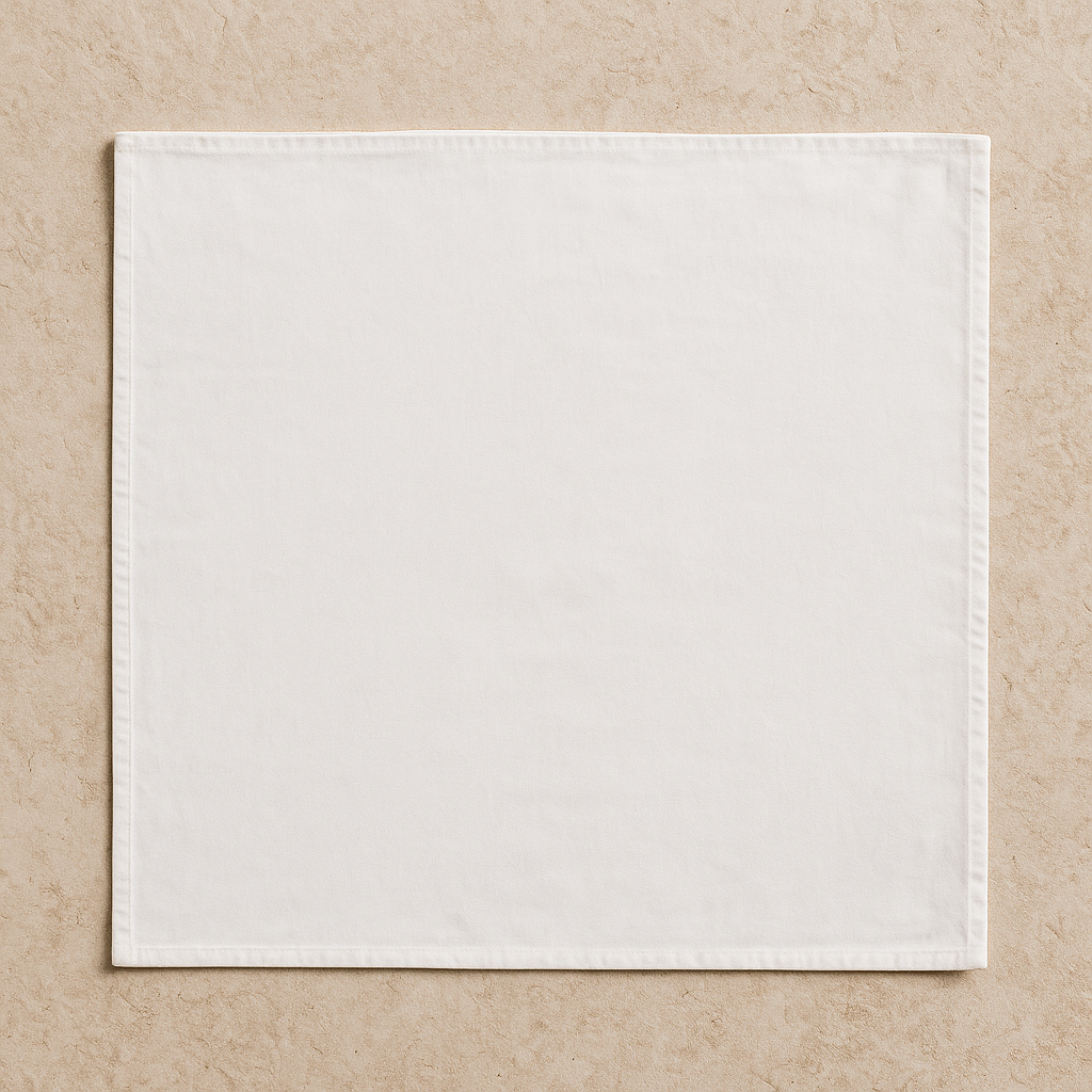 Guardanapo de Algodão Home Branco – 45 cm (04 peças)
