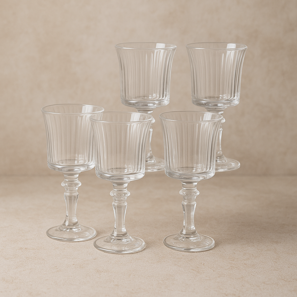 Jogo de Taças de Vidro para Vinho Graffiato 260 ml