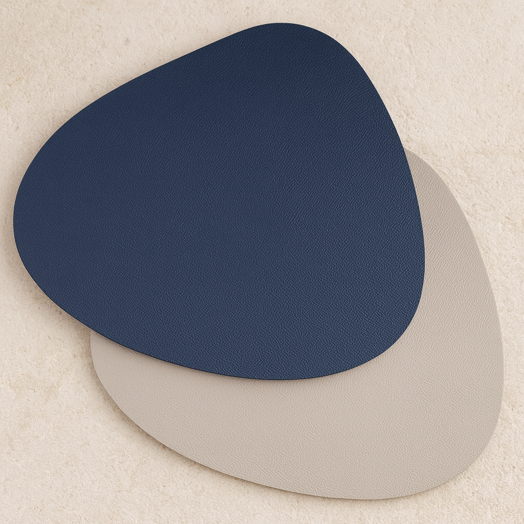 Lugar Americano Dupla Face Azul/Gelo