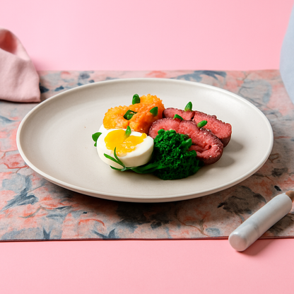 Prato Raso de Cerâmica Daily Snow Branco 25 cm