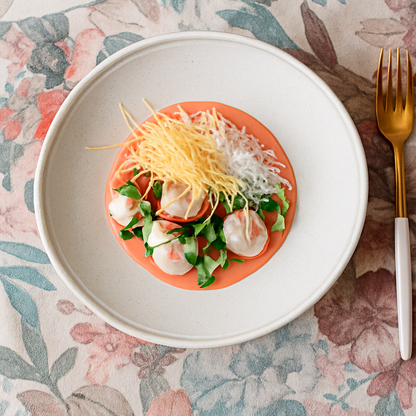 Prato Fundo Cerâmica Daily Snow Branco 21cm