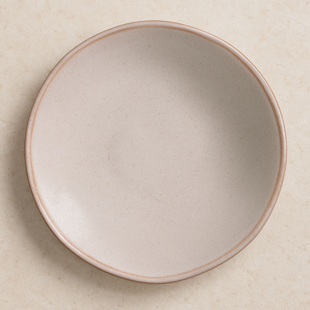 Prato Fundo Cerâmica Daily Snow Branco 21cm