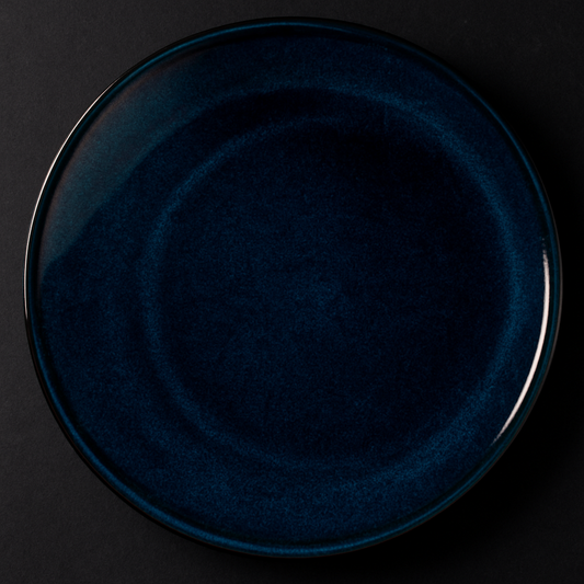 Prato de Sobremesa Cerâmica Daily Happy Azul