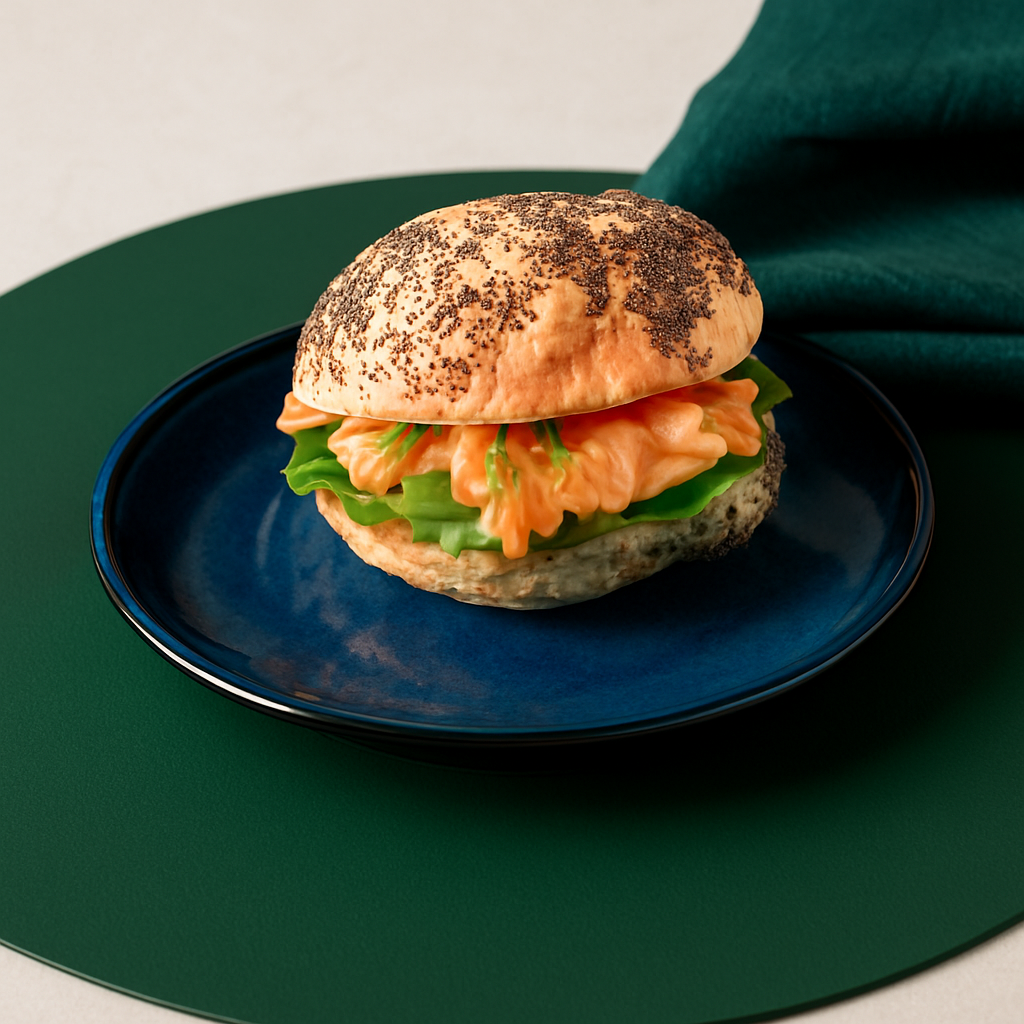 Prato de Sobremesa Cerâmica Daily Happy Azul