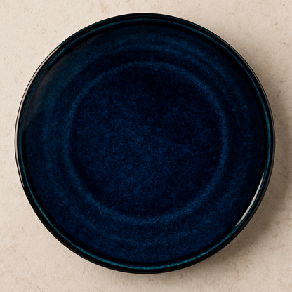 Prato de Sobremesa Cerâmica Daily Happy Azul