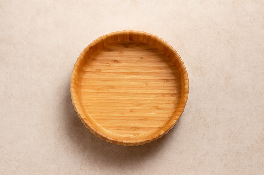 Bowl de Bambu Canelado 22x06 cm