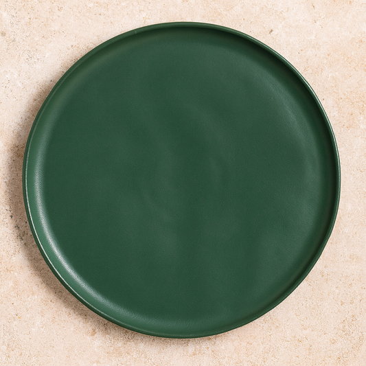 Prato de Cerâmica Verde Bio Leaf 27 cm