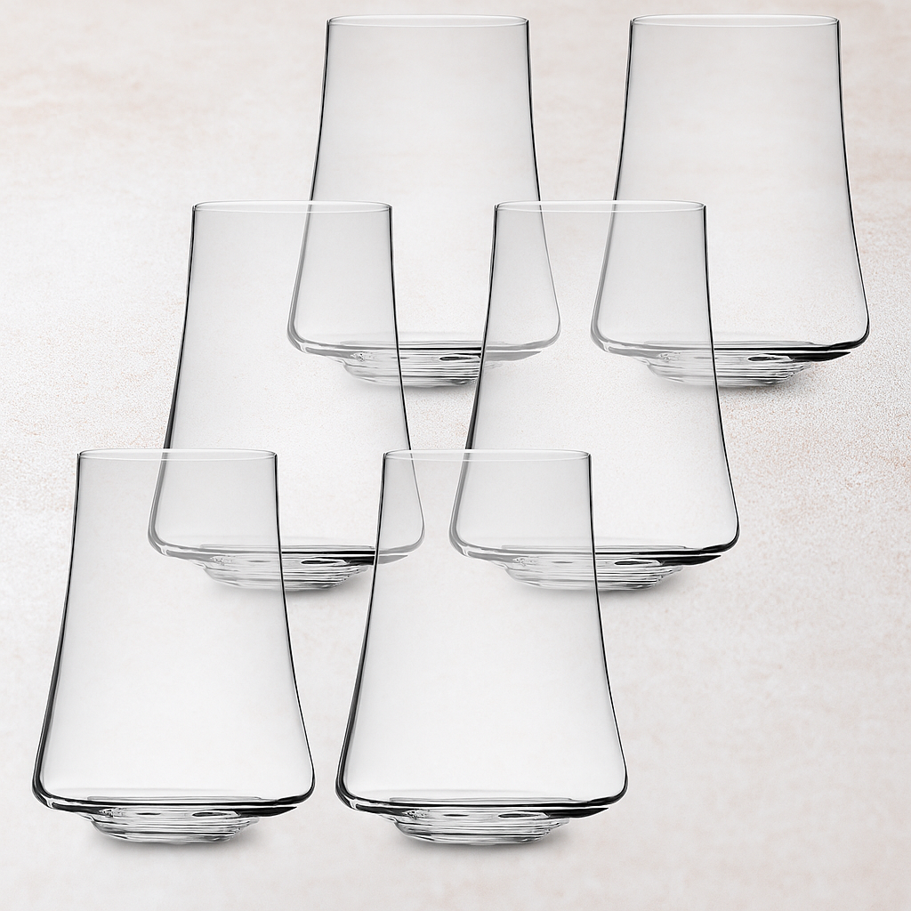 Jogo de Copos de Cristal Xtra Bohemia 400ml – 6 Peças