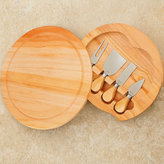 Kit Utensílios de Inox para Queijo 5 Peças