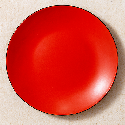 Prato de Cerâmica Raso Adorn Marsala 27 cm