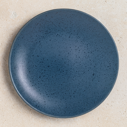 Prato de Cerâmica Raso Mist Azul Matte 27 cm