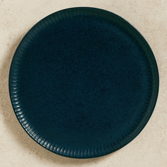 Prato de Cerâmica Raso Night Blue 27 cm