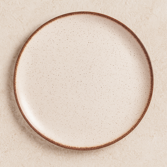 Prato de Cerâmica Raso Plus Coup Vanilla 29 cm