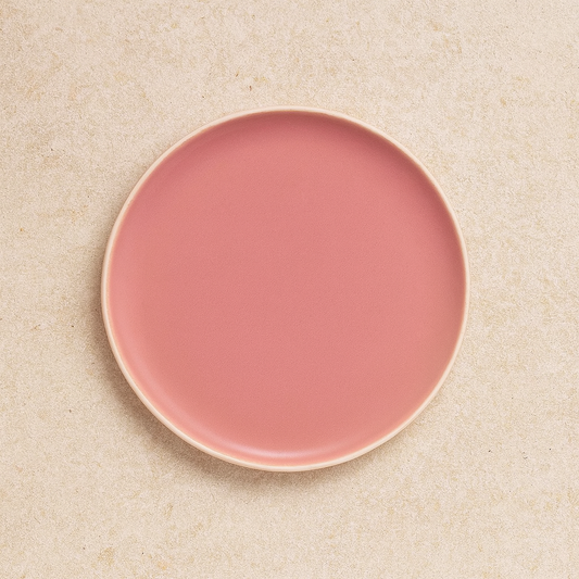 Prato de Cerâmica Raso Vivant Rose 26 cm