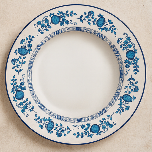 Prato de Porcelana Raso Dulce 28 cm