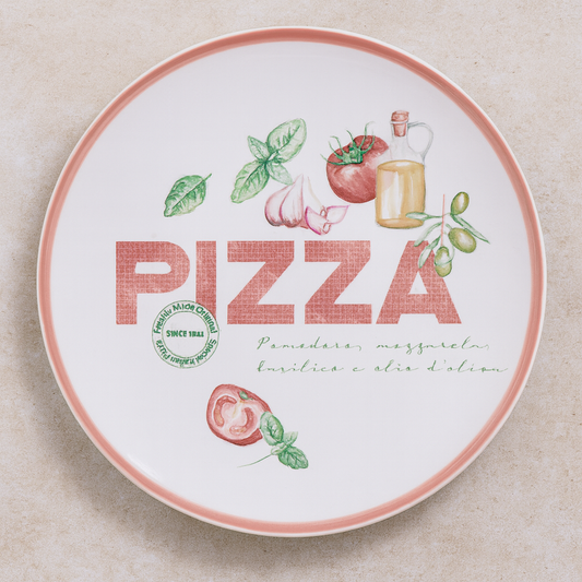 Prato de Porcelana Raso Milano 25 cm