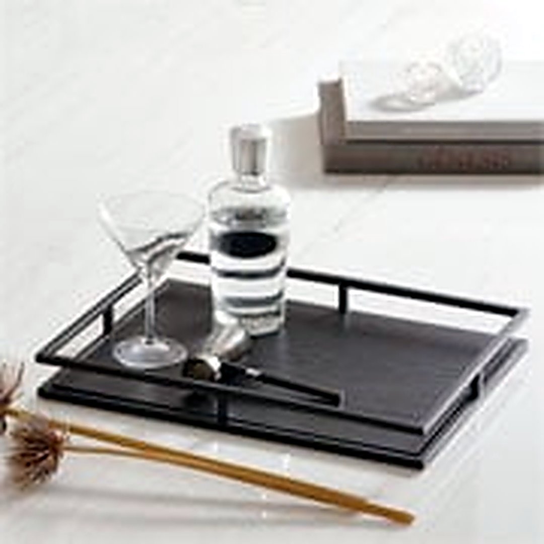 Bandeja de Acrílico Azul com Design de Bolhas – Dimora Mediterranea