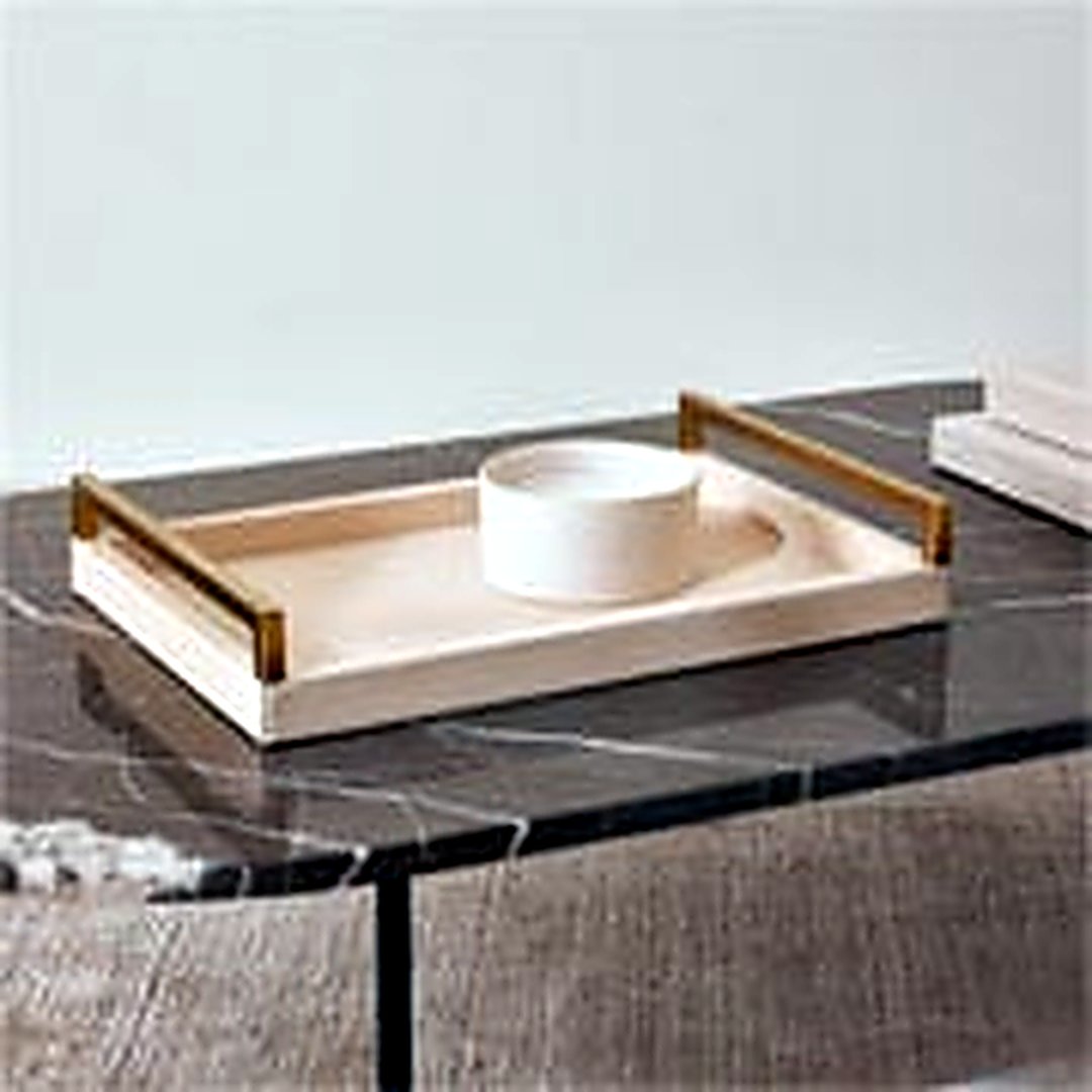 Bandeja de Acrílico Azul com Design de Bolhas – Dimora Mediterranea