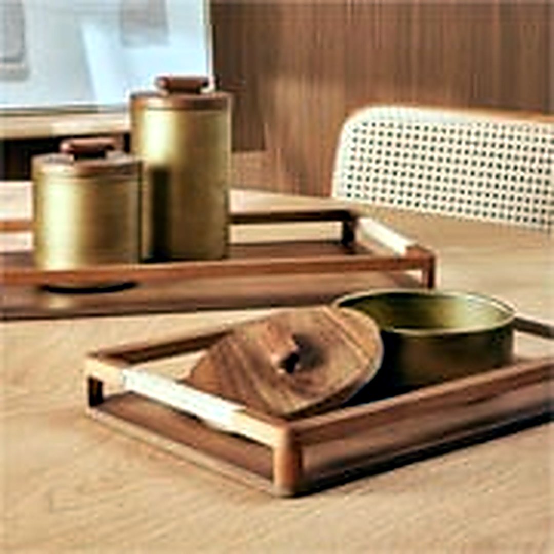 Bandeja de Acrílico Azul com Design de Bolhas – Dimora Mediterranea