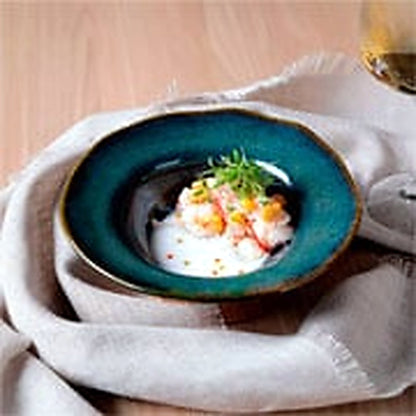 Bandeja de Acrílico Azul com Design de Bolhas – Dimora Mediterranea