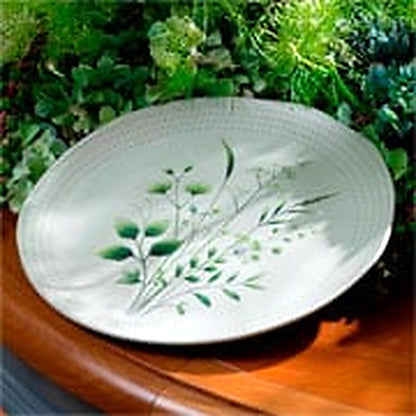 Bandeja de Bambu Oval 38x34x04 cm – Dimora Mediterranea