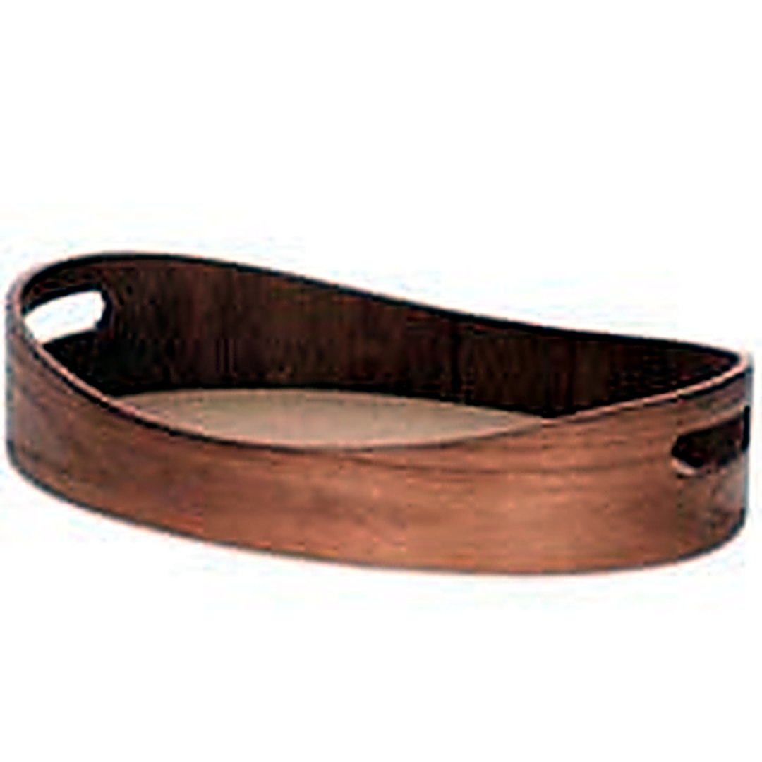 Bandeja de Metal Retangular Black 37x18 cm – Dimora Mediterranea