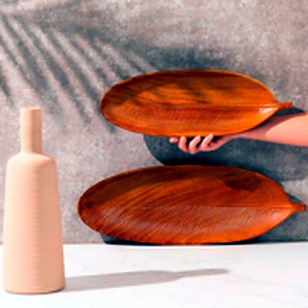 Bowl de Bambu Canelado 19x06 cm – Dimora Mediterranea