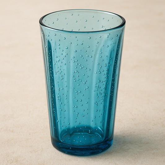 Copo Acrílico com Bolhas Azul 590ml