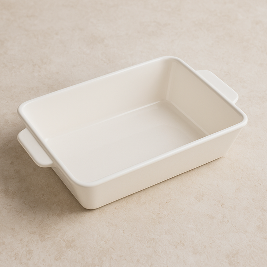 Refratário de Porcelana Basic com Alça 34x20 cm