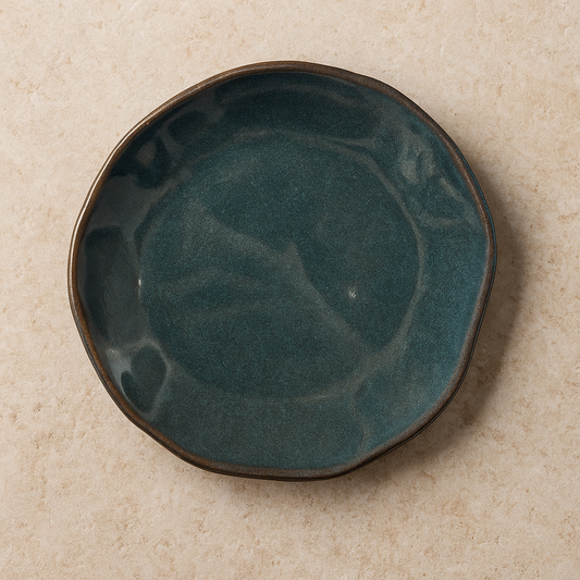 Prato de Cerâmica Blissful Birth Azul 22 cm