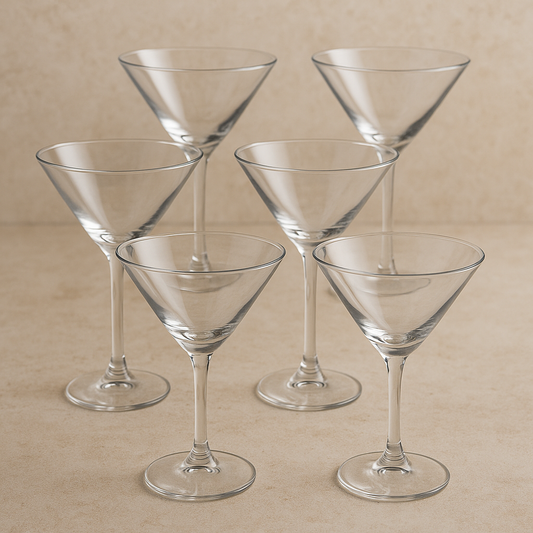 Jogo de Taças de Cristal Bohemia Gastro Martini 6 peças