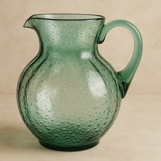 Jarra de Acrílico Bolhas Verde 2,3 Litros
