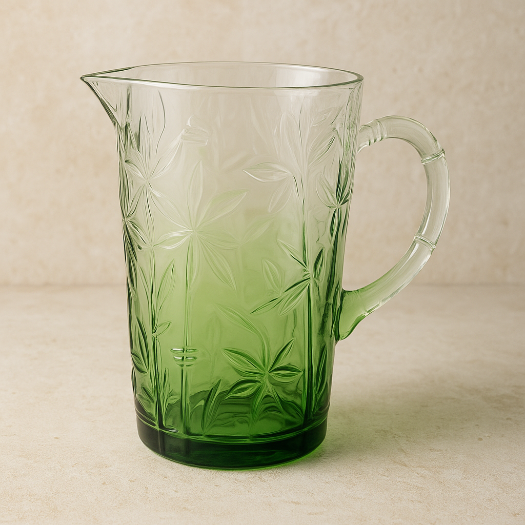 Jarra de Acrílico Bambu Verde 2 Litros