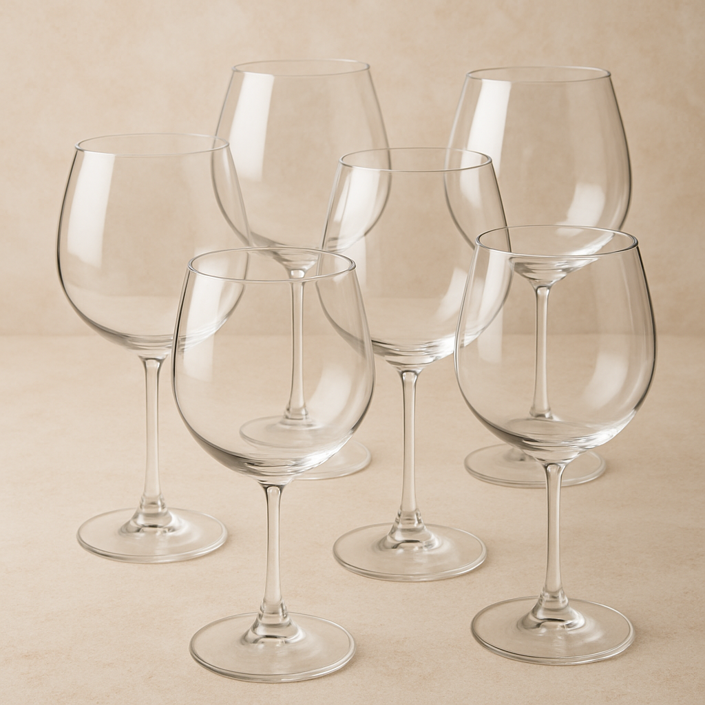 Jogo de Taças de Cristal Bohemia Gastro para Gin 570 ml – 6 Peças