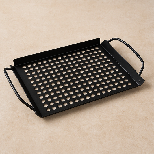 Assadeira para Churrasco Hércules 35x18cm Preta