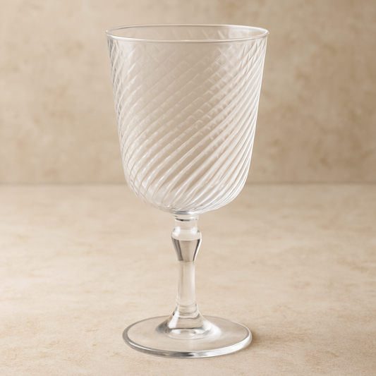 Taça de Acrílico Aspiral 460 ml - Elegância e Resistência