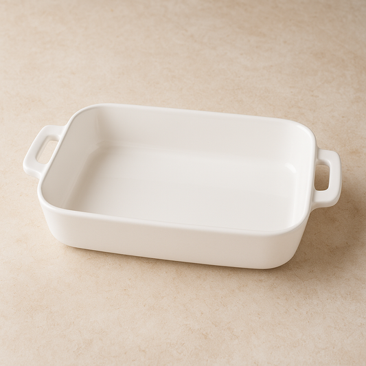 Travessa de Porcelana Retangular 30x18 cm