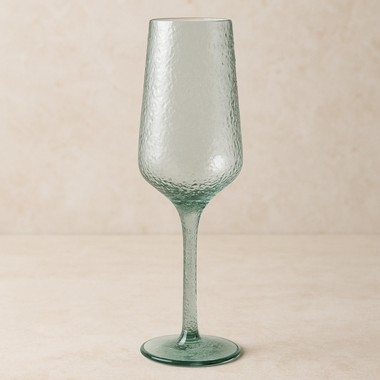 Taça Acrílica Verde para Champanhe 250 ml