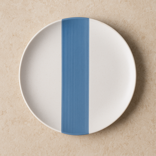 Prato de Porcelana de Sobremesa Soho Branco 21 cm